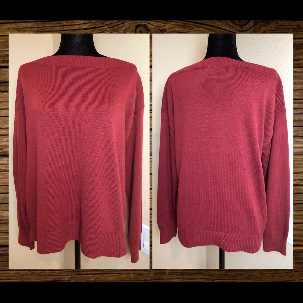 Everlane NWOT Cotton Boatneck Sweater